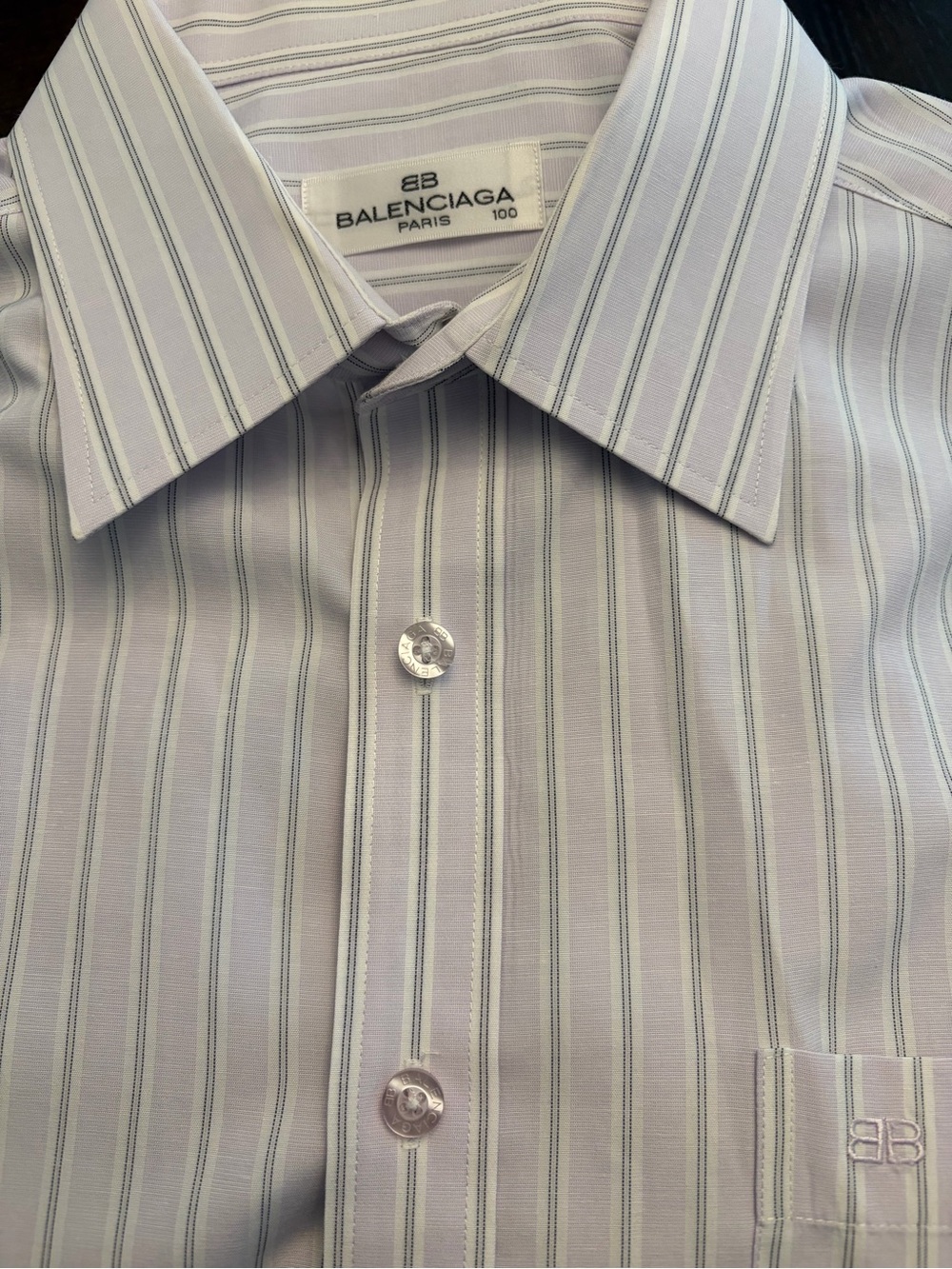 Balenciaga Botton Down Shirt EUC Size M (read measurements and description)